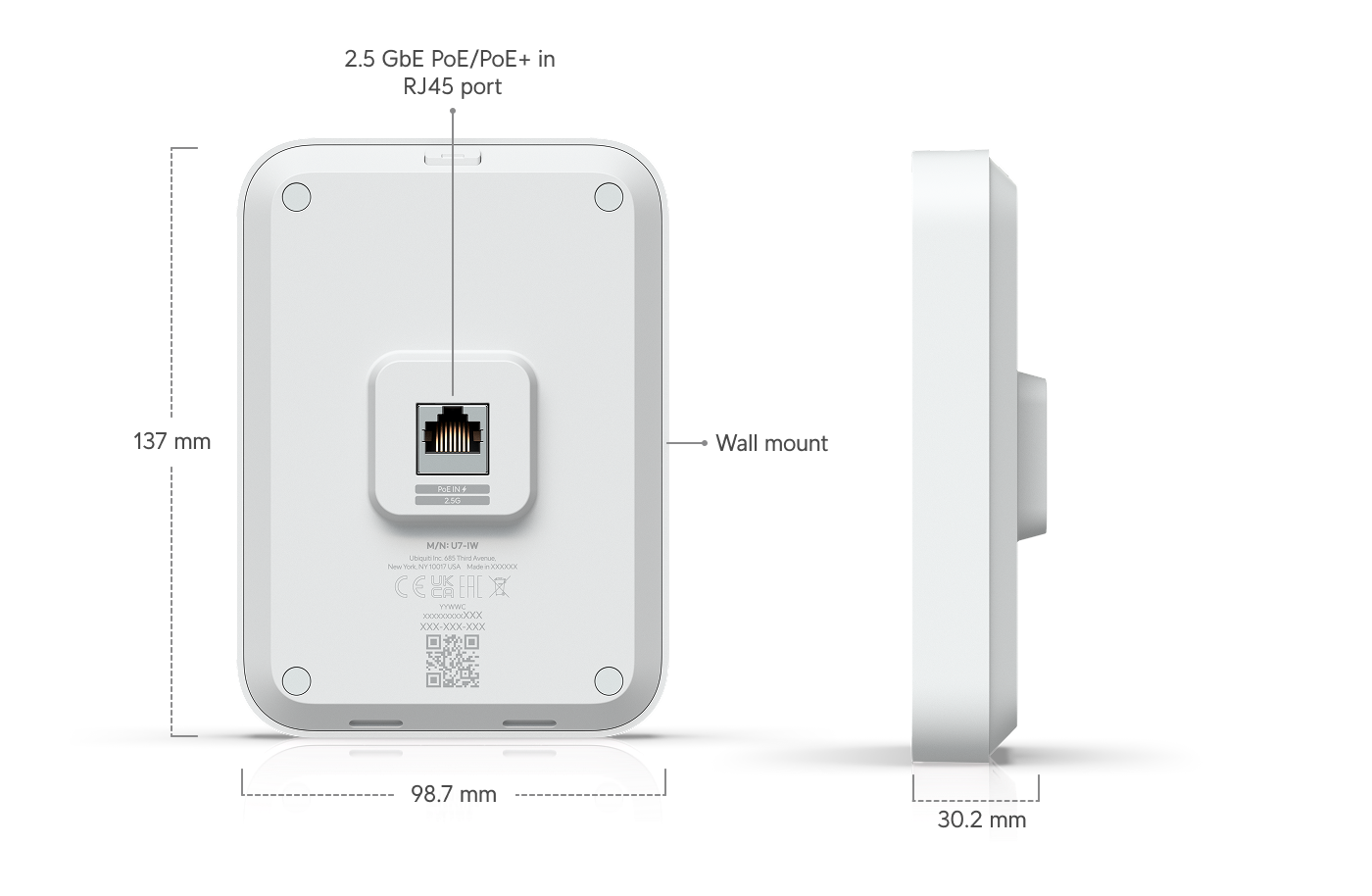 Unifi U7 In-Wall
